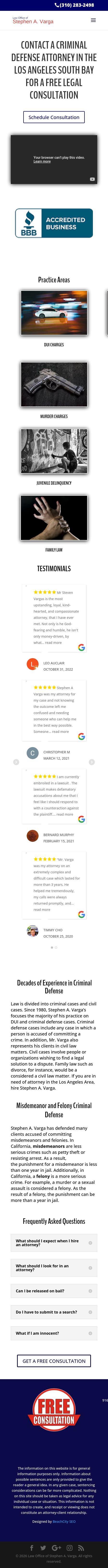 Law Office of Stephen A. Varga - Rolling Hills Estates CA Lawyers