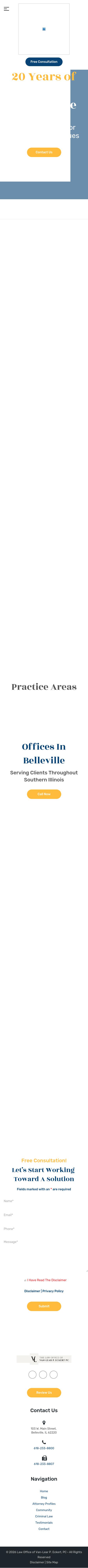 Law Office of Van-Lear P. Eckert, PC - Belleville IL Lawyers