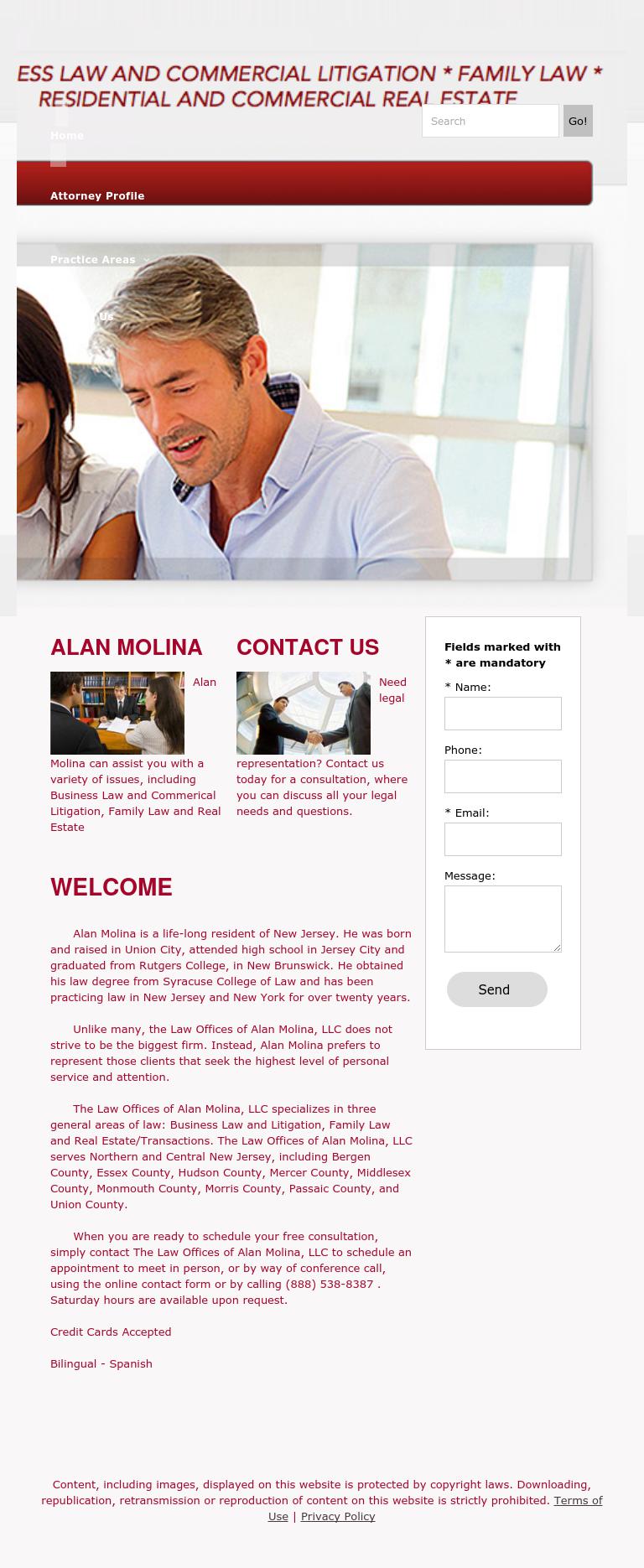 Law Offices Alan Molina - Union City NJ Lawyers