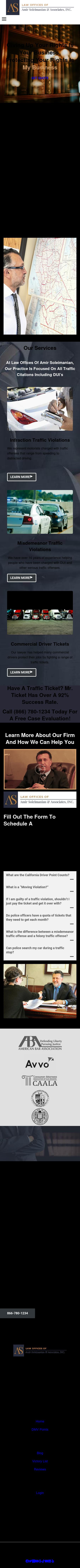 Law Offices of Amir Soleimanian & Associates - Mr. Ticket - Encino CA Lawyers