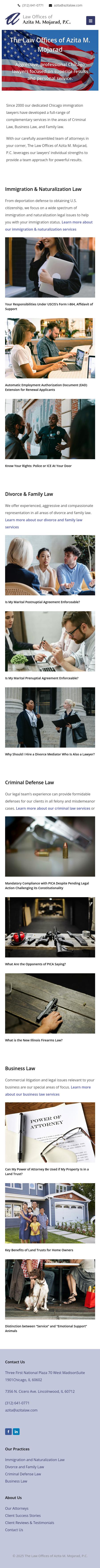 Law Offices of Azita M. Mojarad, P.C. - Chicago IL Lawyers