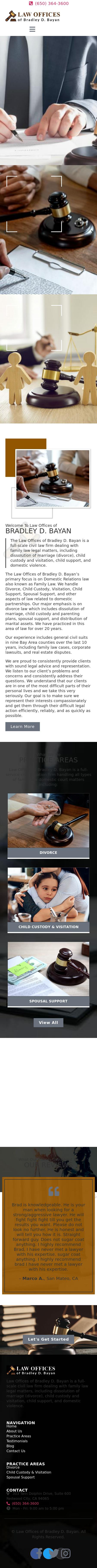 Law Offices of Bradley D. Bayan - Redwood City CA Lawyers