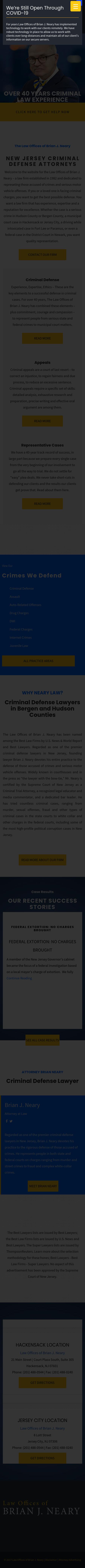 Law Offices of Brian J. Neary - Hackensack NJ Lawyers
