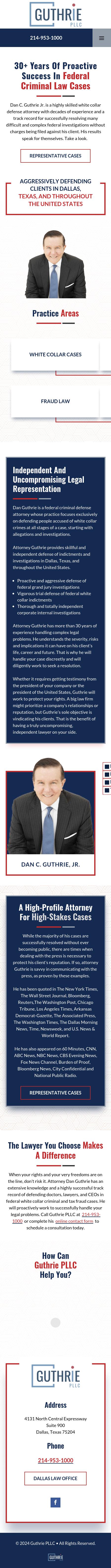 Law Offices of Dan C. Guthrie, Jr. - Dallas TX Lawyers