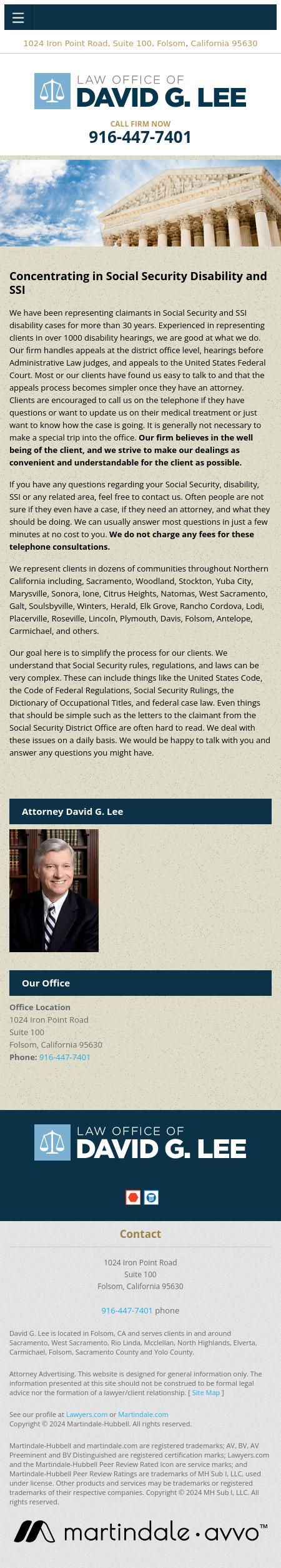 Law Offices Of David G Lee - Sacramento CA Lawyers