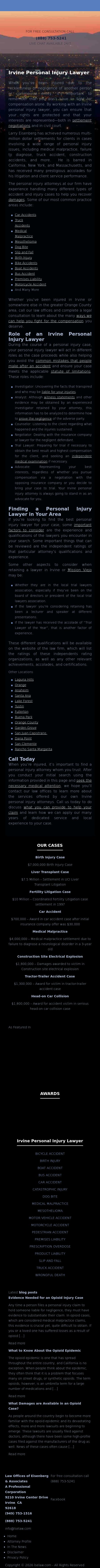 Law Offices of Eisenberg & Associates - Irvine CA Lawyers