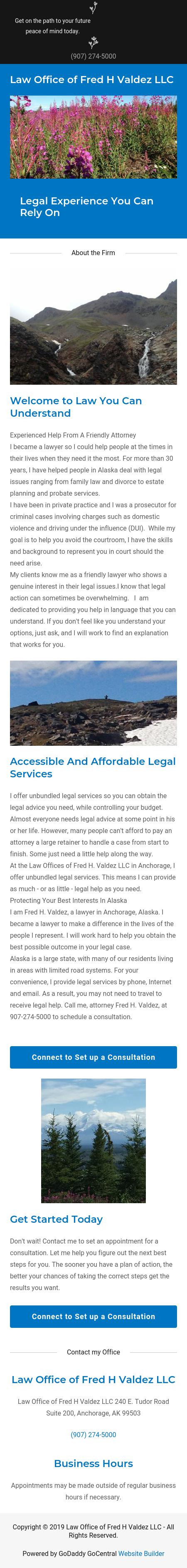 Law Offices of Fred H. Valdez LLC - Anchorage AK Lawyers
