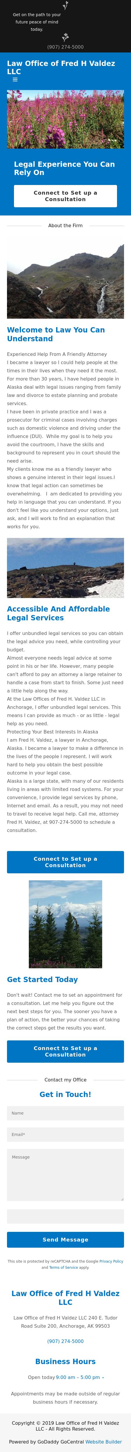 Law Offices of Fred H. Valdez LLC - Anchorage AK Lawyers