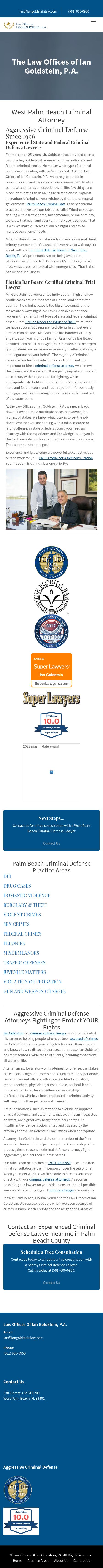 Law Offices of Ian Goldstein, P.A. - West Palm Beach FL Lawyers