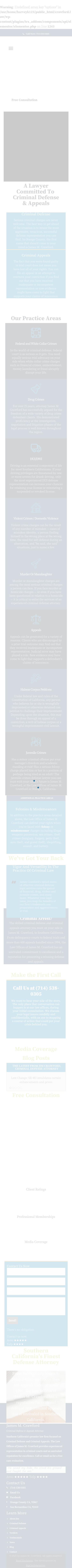 Law Offices Of James M Crawford - San Bernardino CA Lawyers
