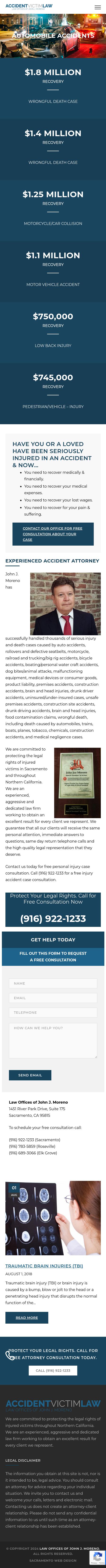 Law Offices of John J. Moreno - Sacramento CA Lawyers