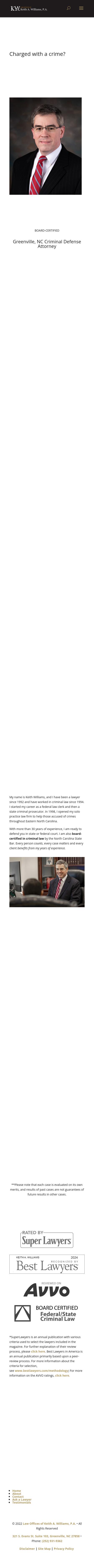 Law Offices of Keith A. Williams, P.A. - Greenville NC Lawyers