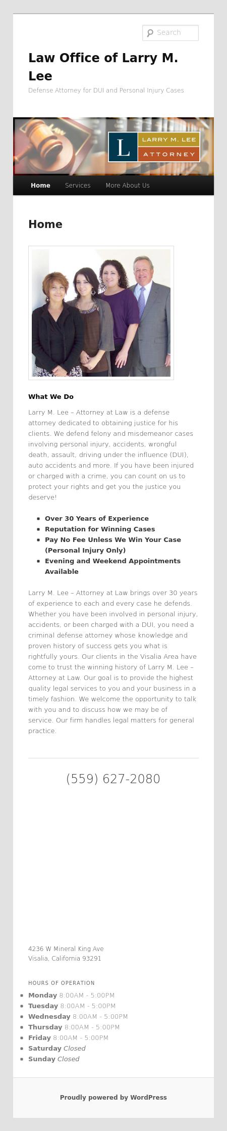 Law Offices of Larry M. Lee - Visalia CA Lawyers