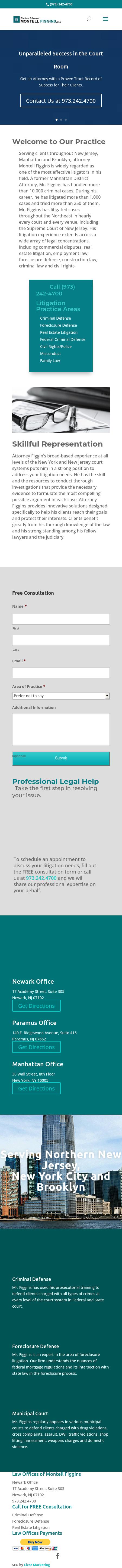 Law Offices of Montell Figgins, LLC - Newark NJ Lawyers