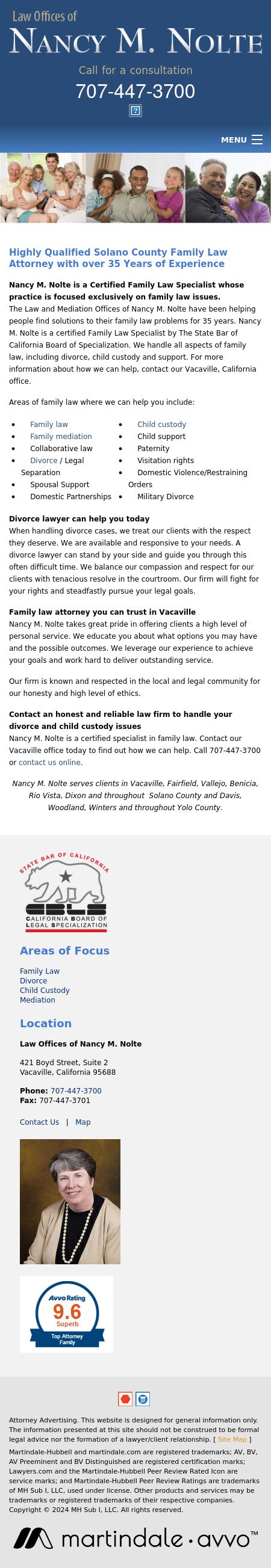 Law Offices of Nancy M. Nolte - Vacaville CA Lawyers