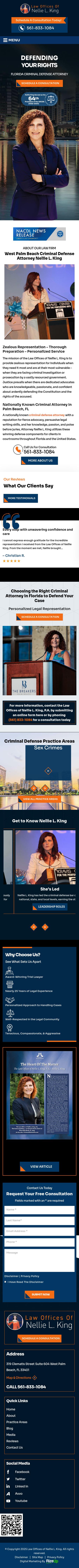 Law Offices of Nellie L. King - West Palm Beach FL Lawyers