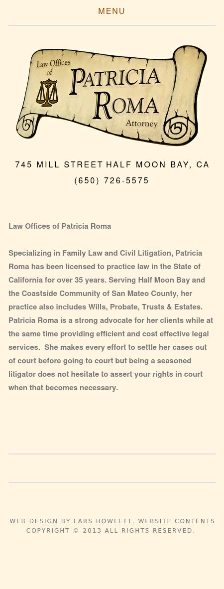 Law Offices of Patricia Roma - Half Moon Bay CA Lawyers