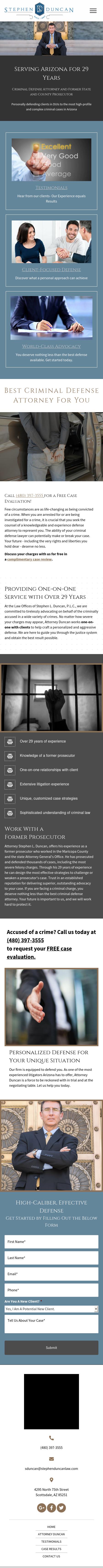 Law Offices of Stephen L. Duncan, P.L.C. - Scottsdale AZ Lawyers