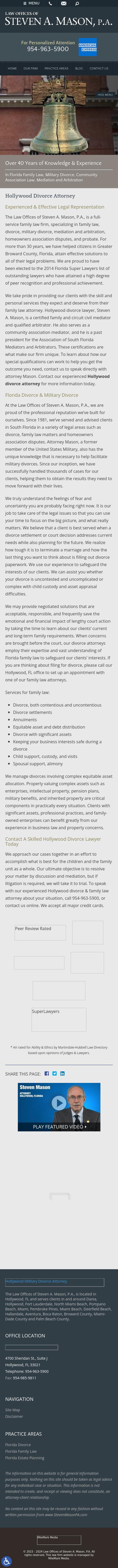 Law Offices of Steven A. Mason, P.A. - Hollywood FL Lawyers