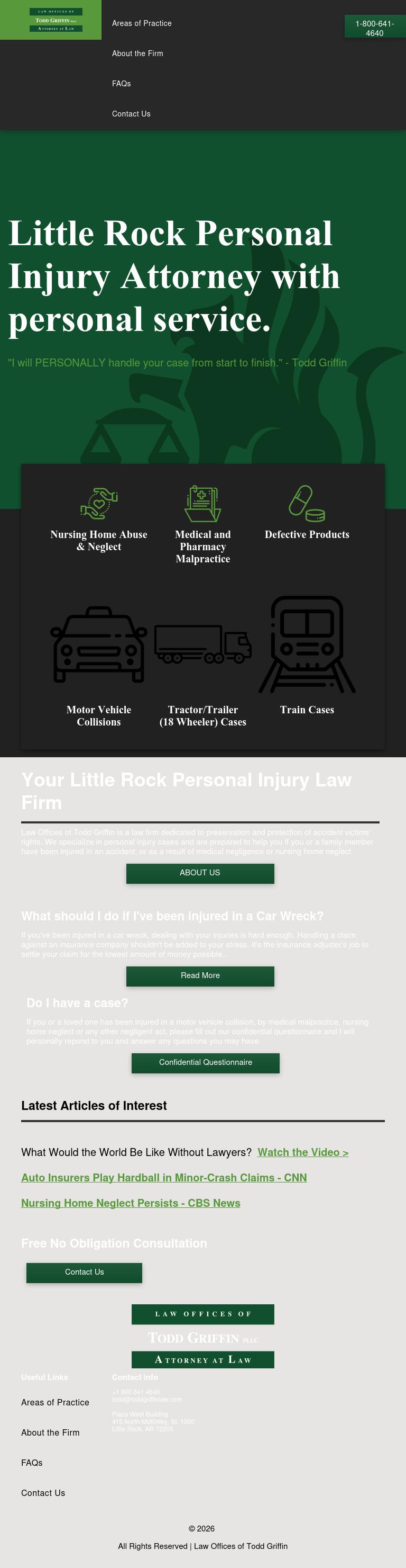 Law Offices Of Todd Griffin - Little Rock AR Lawyers