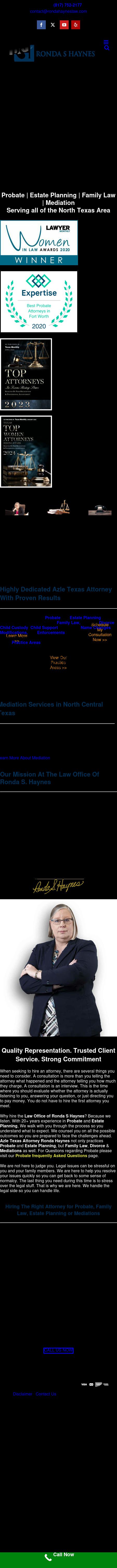 Law Office of Ronda S. Haynes, PLLC - Azle TX Lawyers