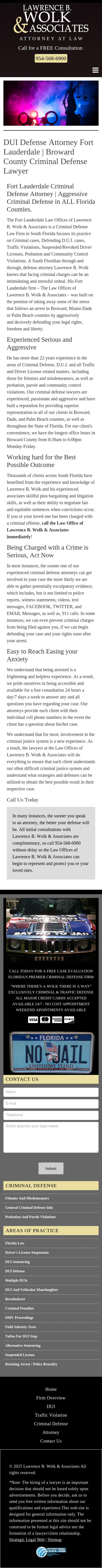 Lawrence B Wolk & Associates - Wilton Manors FL Lawyers