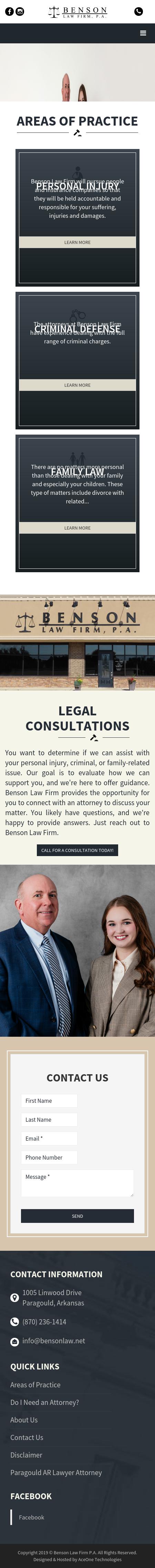 Benson Law Firm - Paragould AR Lawyers