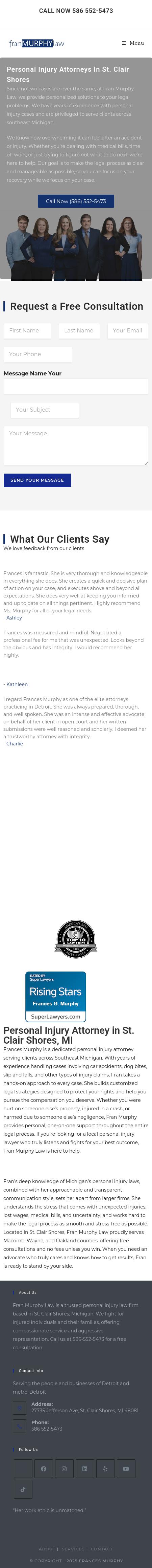 Fran MURPHY Law PLC - St. Clair Shores MI Lawyers