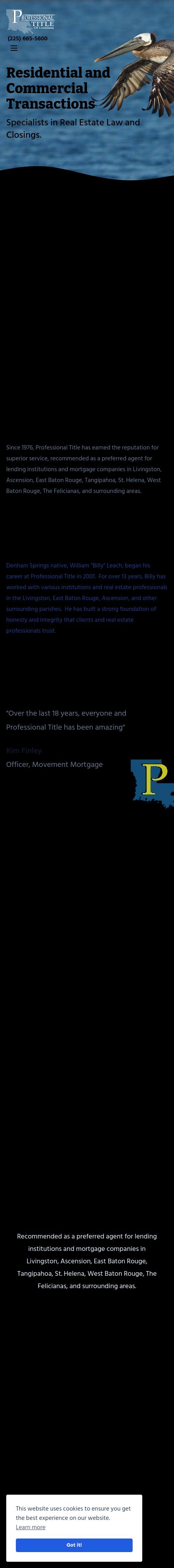 Leach William D - Denham Springs LA Lawyers