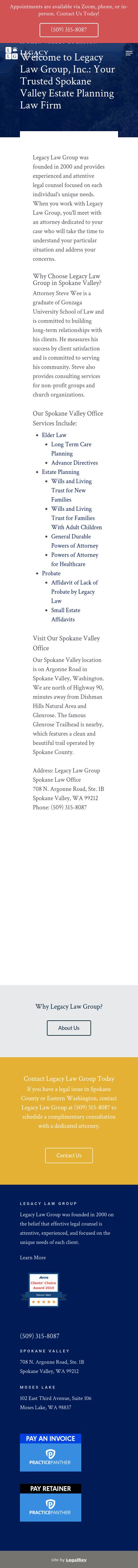 Legacy Law Group - Spokane Valley WA Lawyers
