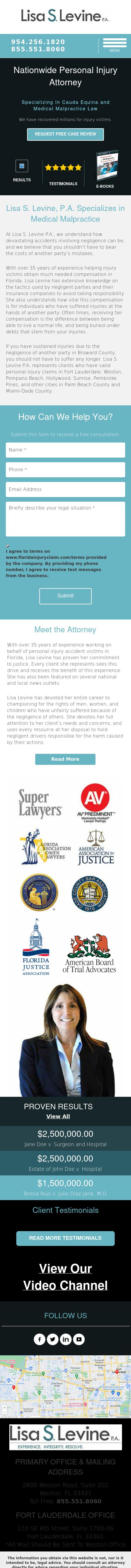 Lisa S. Levine P.A. - Fort Lauderdale FL Lawyers