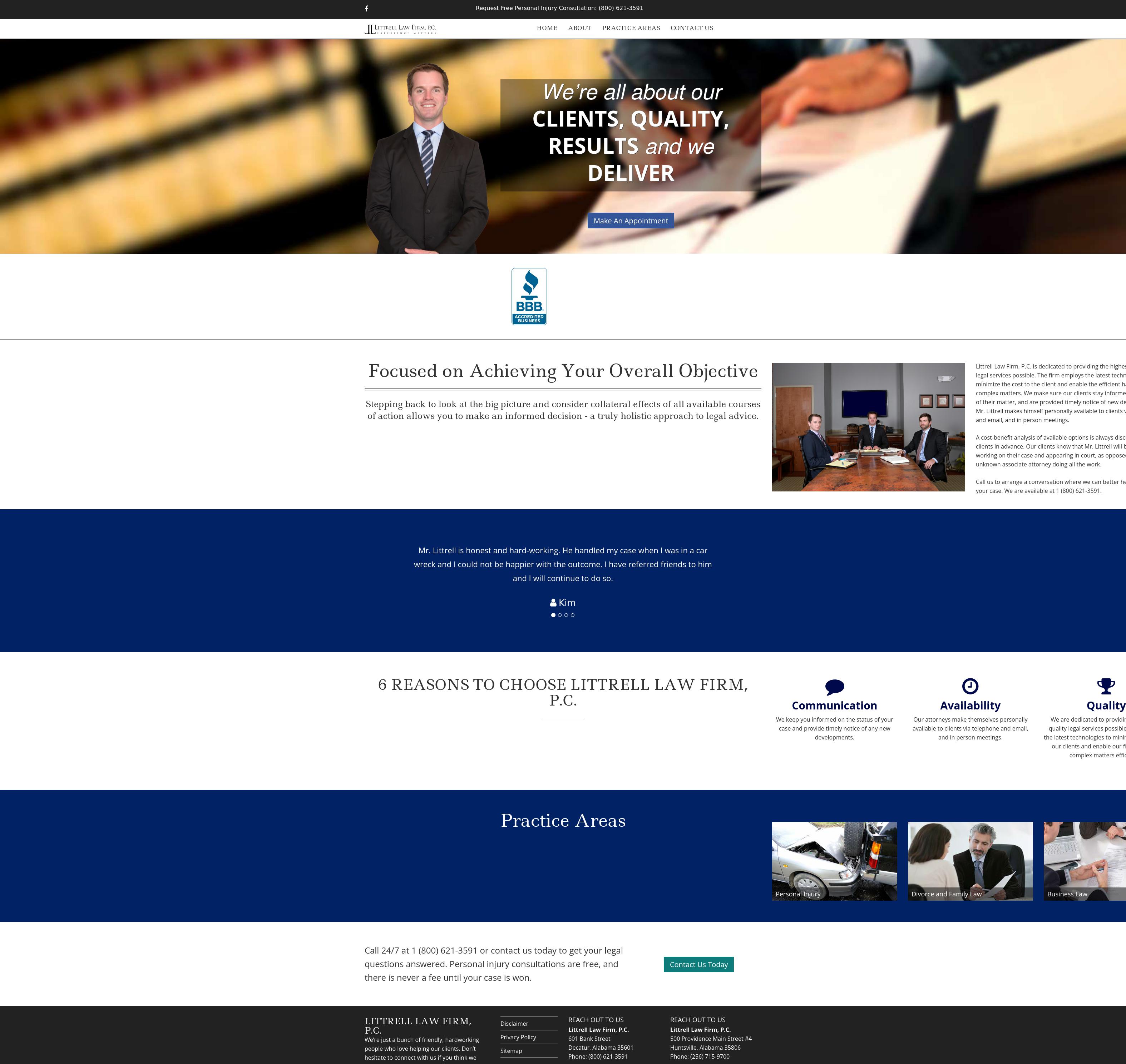 Littrell Law Firm - Huntsville AL Lawyers