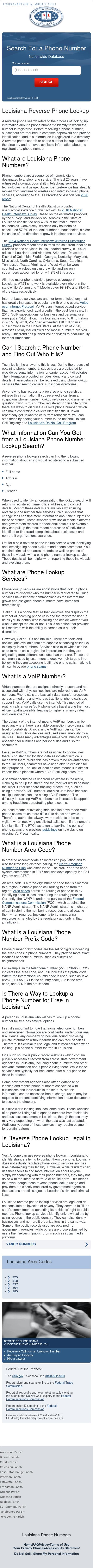 Louisiana Phone Search - Albany LA Lawyers
