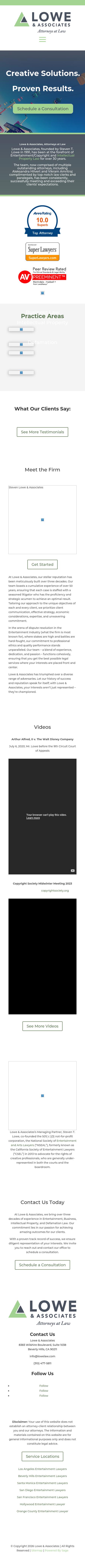 Lowe & Associates - Beverly Hills CA Lawyers