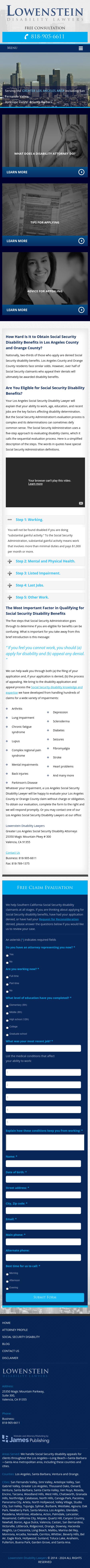 Lowenstein Disability Lawyers - Sherman Oaks CA Lawyers