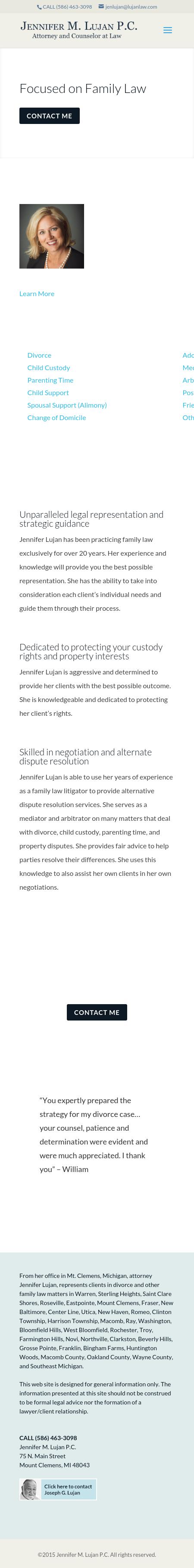 Lujan Jennifer - Mount Clemens MI Lawyers