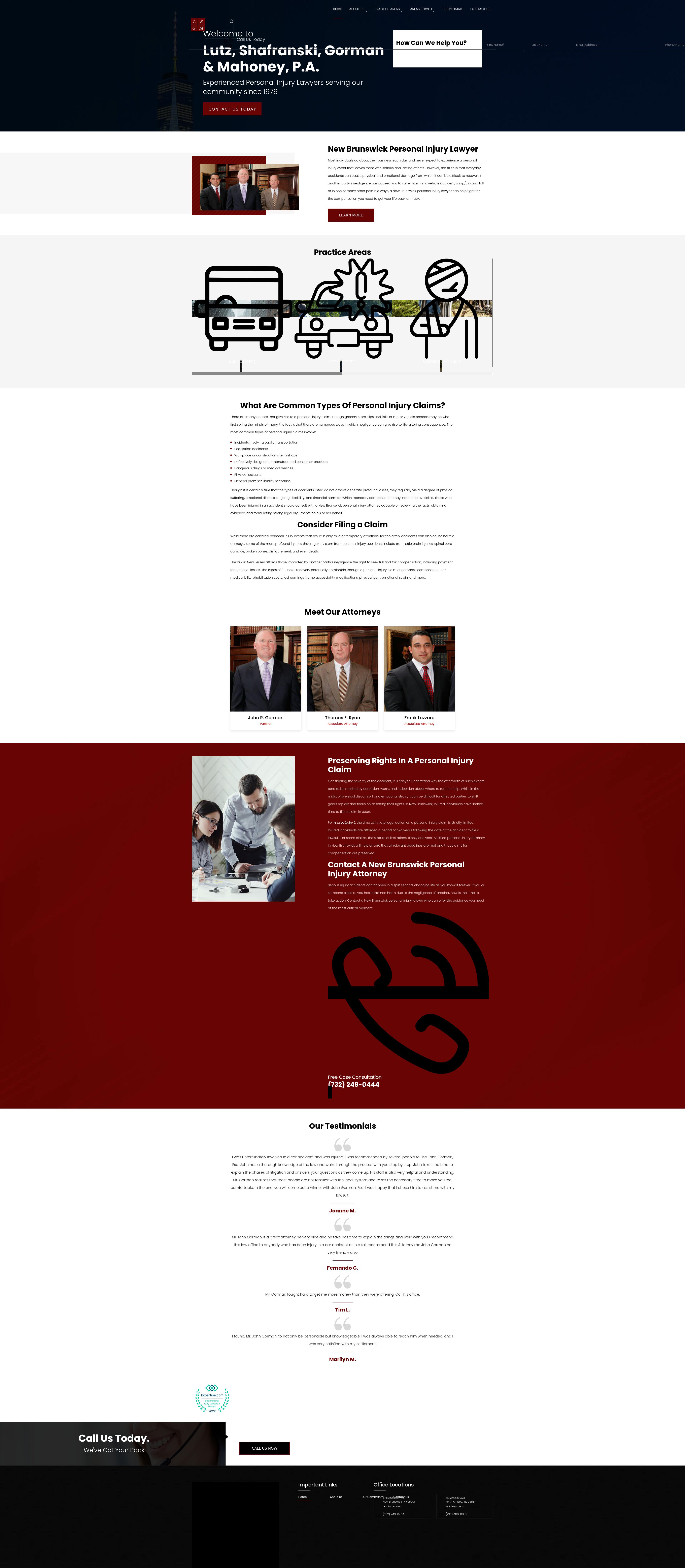 Lutz, Shafranski, Gorman & Mahoney, P.A - Perth Amboy NJ Lawyers