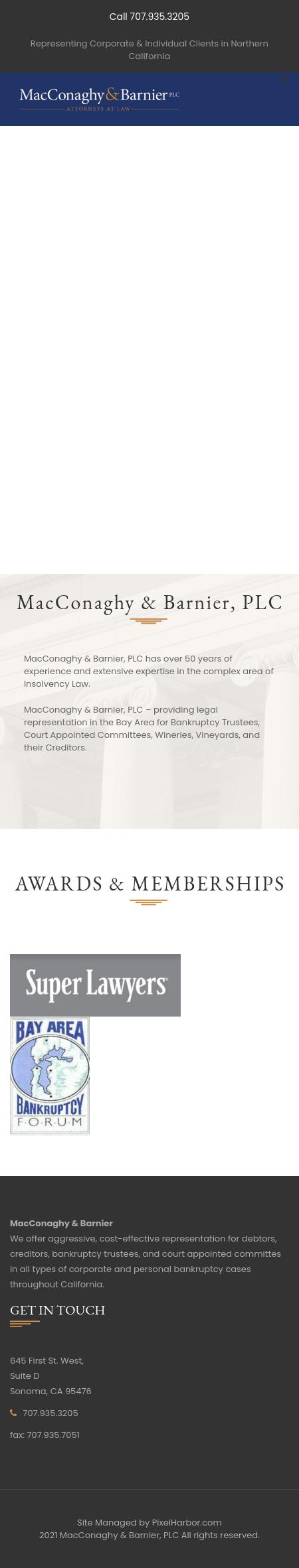 MacConaghy & Barnier, PLLC - Sonoma CA Lawyers