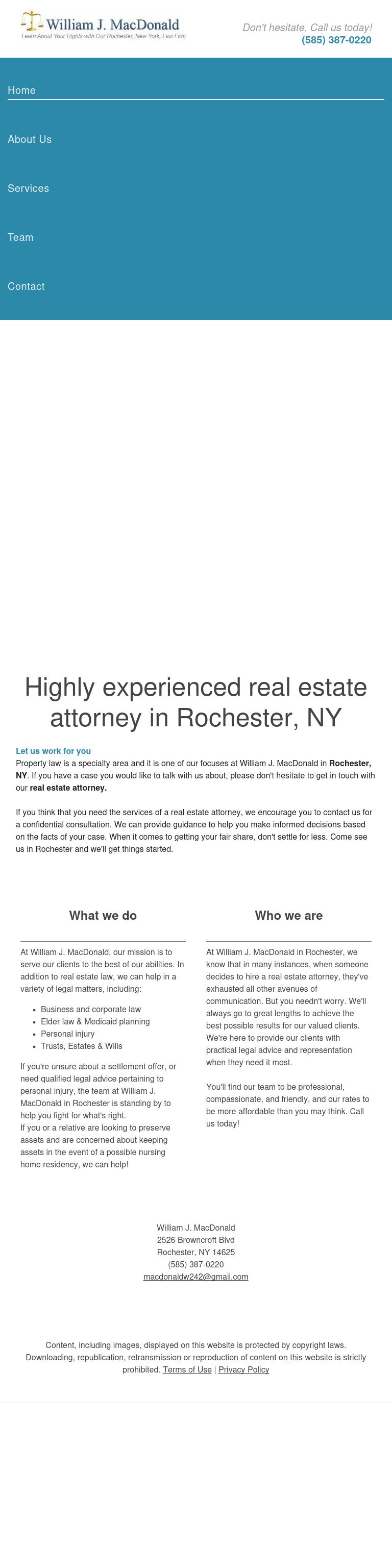 MacDonald William J - Rochester NY Lawyers