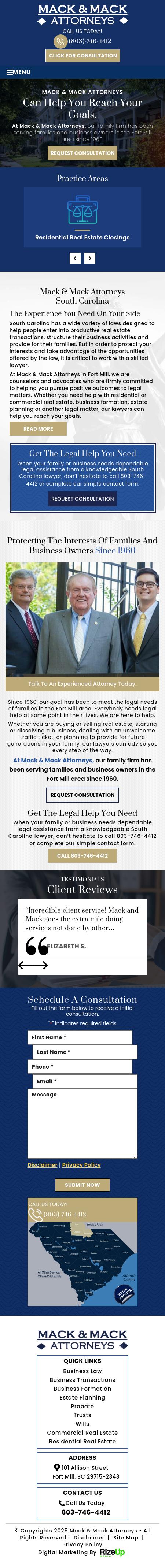 Mack & Mack - Fort Mill SC Lawyers