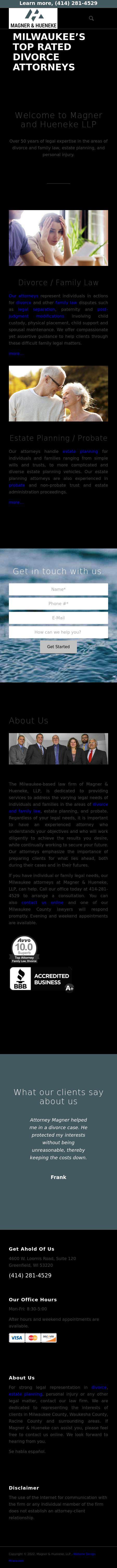 Magner Hueneke & Borda LLP - Milwaukee WI Lawyers