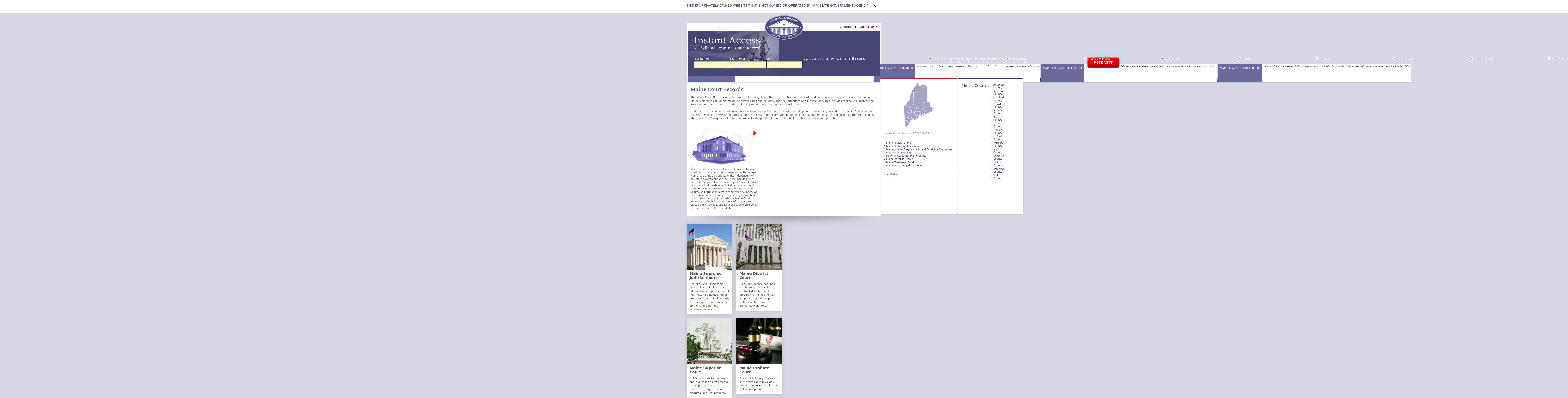 Maine Court Records - Portland ME Lawyers