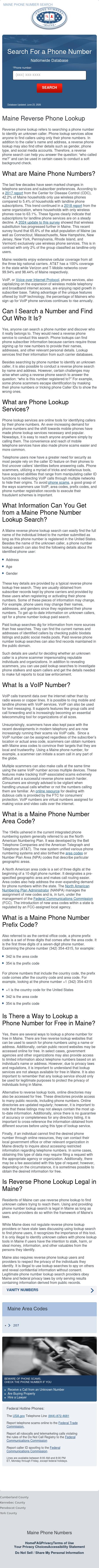 Maine Phone Search - Madison ME Lawyers