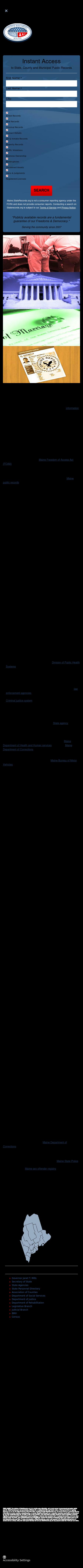 Maine State Records - Portland ME Lawyers