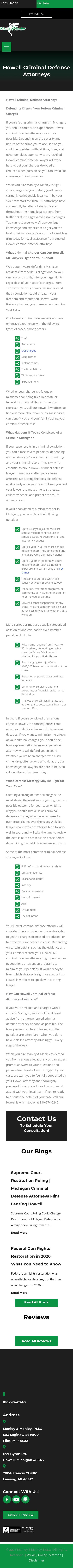 Manley & Manley - Howell MI Lawyers