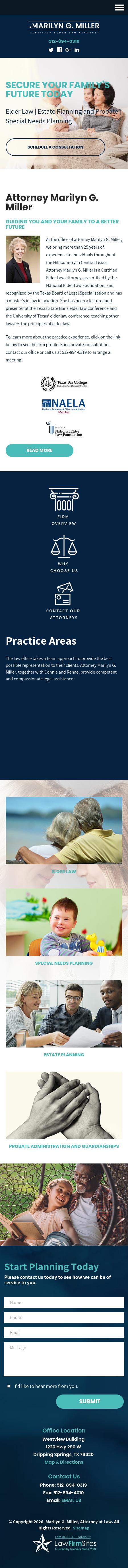 Marilyn G. Miller, Attorney at Law - Dripping Springs TX Lawyers