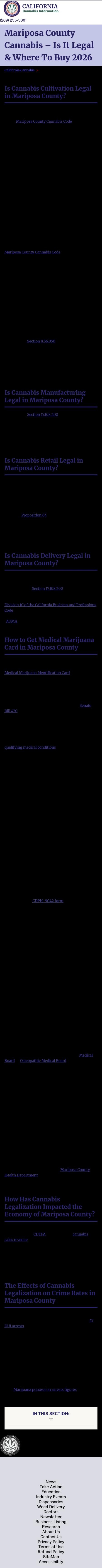 Mariposa County Cannabis - Coulterville CA Lawyers