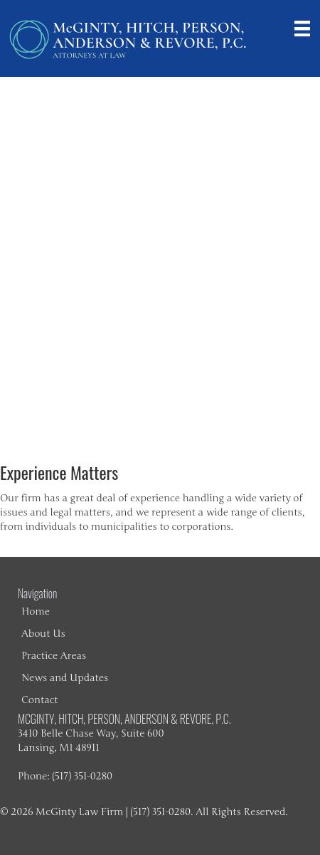 Mark A Anderson - East Lansing MI Lawyers