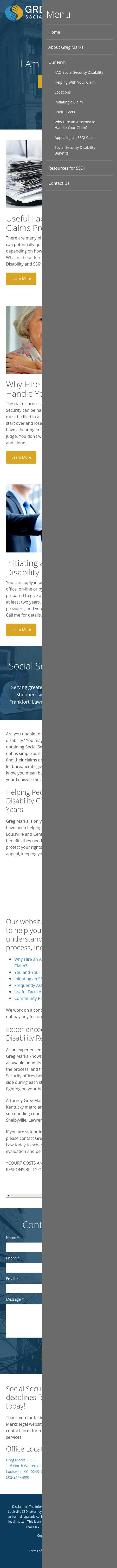 Marks Greg PSC - Louisville KY Lawyers