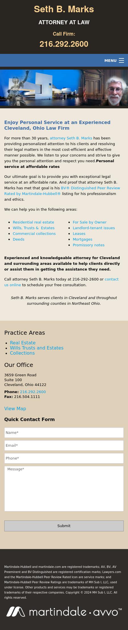 Marks, Seth B - Cleveland OH Lawyers